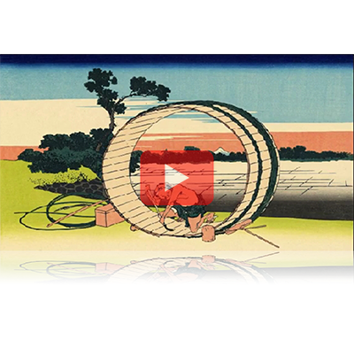遠近風景画 富嶽三十六景 其の四十 尾州不二見原 Bishu Fujimigahara Thirty-six Views of Mount Fuji 3D