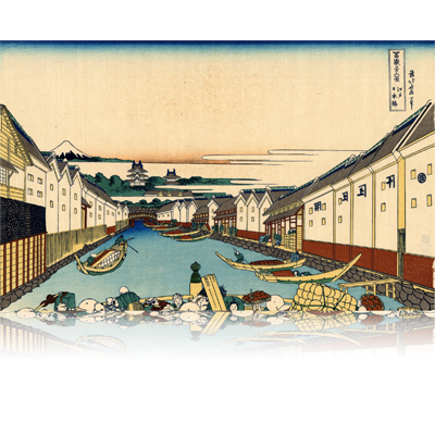 江戸日本橋 えどにほんばし Nihonbashi bridge in Edo. wpfmf3601